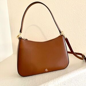 Ralph Lauren Danny Shoulder Bag Cognac